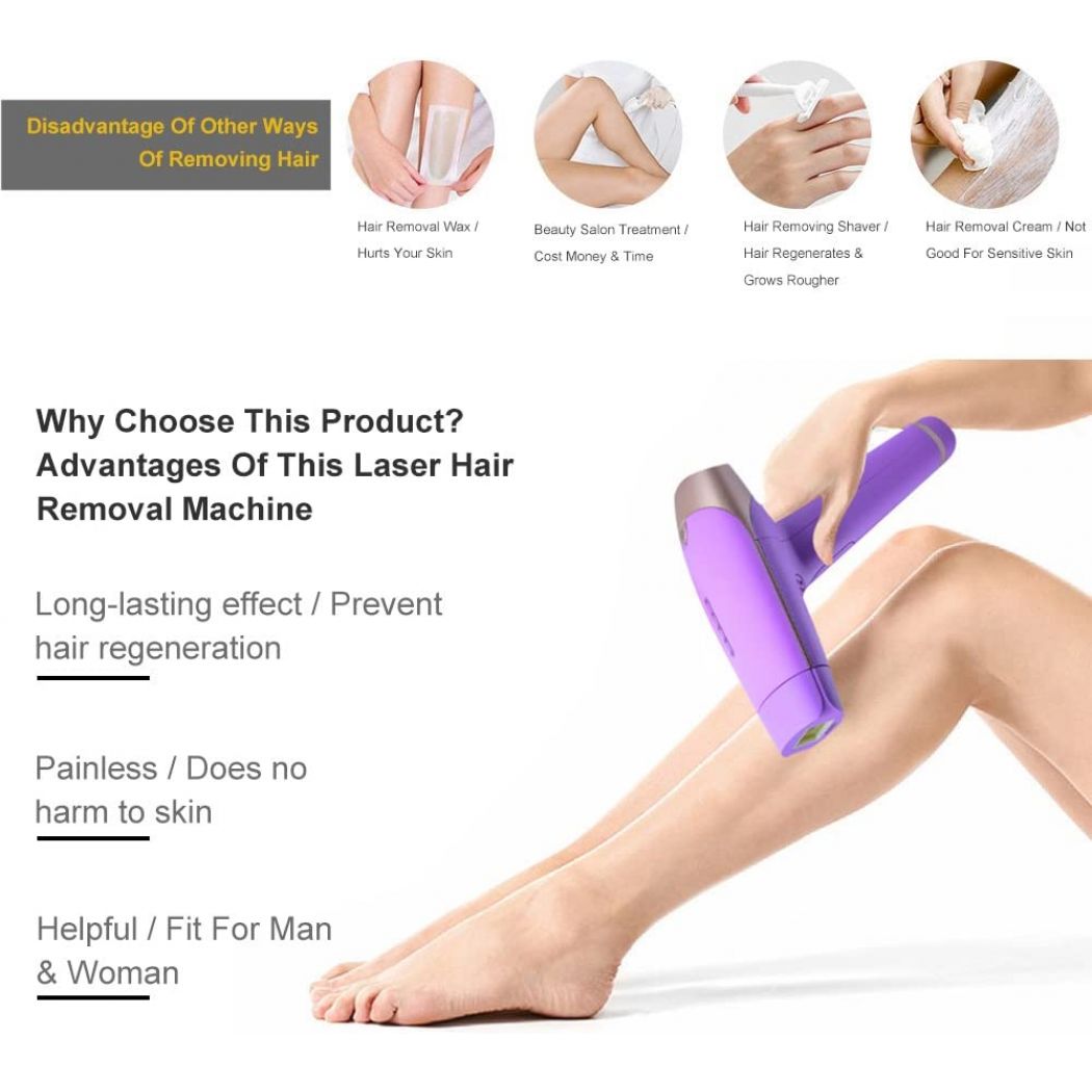 Portable Beauty Instrument Set Painless Laser Hair Removal Machine
